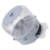Rotating Rice Dispenser 13.2lb Capacity 6 Grid Airtight One Click Output Dry Food Storage Container