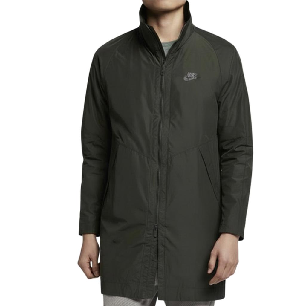 Nike Sports Casual Zipper Mid-Length Long Sleeve Windbreaker Men outerwear 886252-355