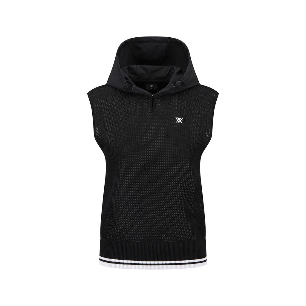 Anew Golf Women Hooded Knit Vest_Bk
