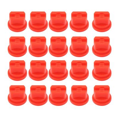 20 Stück Flachstrahldüse Gleichmäßige Sprühverteilung 110 Grad Landwirtschaftsspritze Zerstäubung