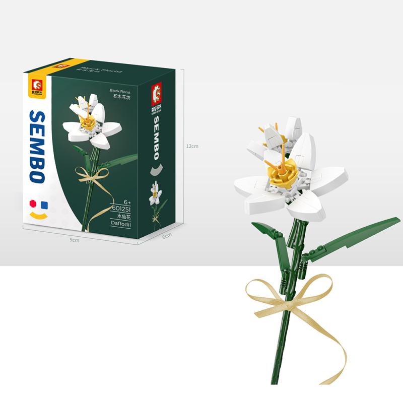 Eternal Flowers Bouquet Building Blocks Compatible For Lego Assembled Building Block Toys For