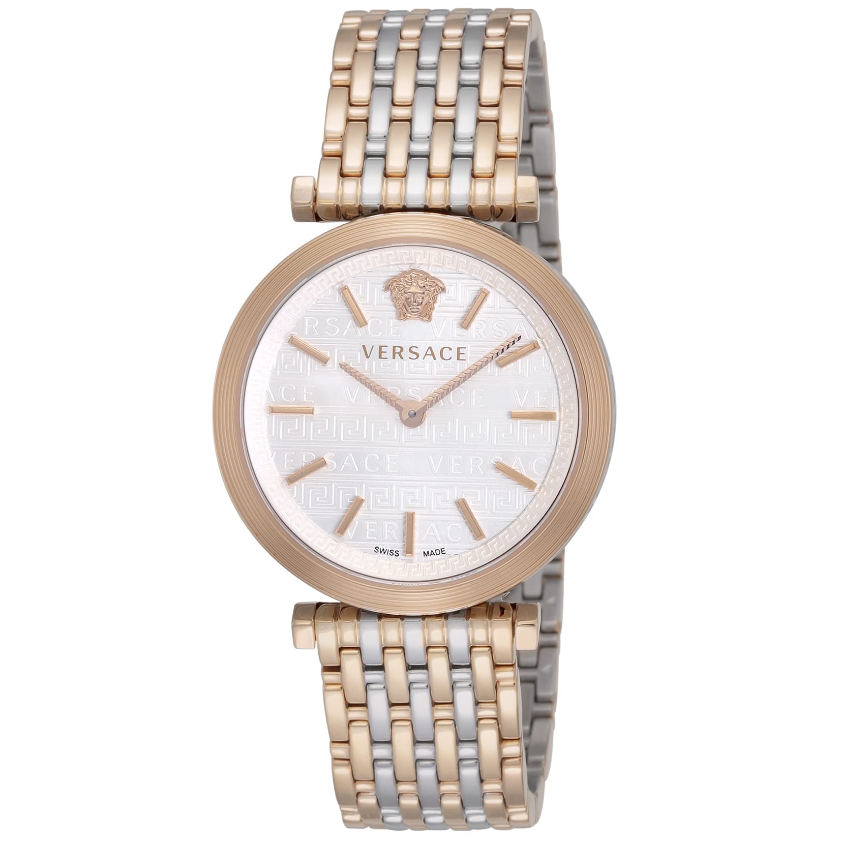 

Watch Twist Silver Dial Stainless Steel Sapphire Glass Quartz 36MM Swiss Watch VELS00719 Gold [Versace] V-TWIST Women s [Item] золотий