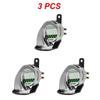 1/2/3PCS Waterproof DC 130db Motorcycle Snail Air Horn Siren Super Loud For Car Truck Motorbike Universal