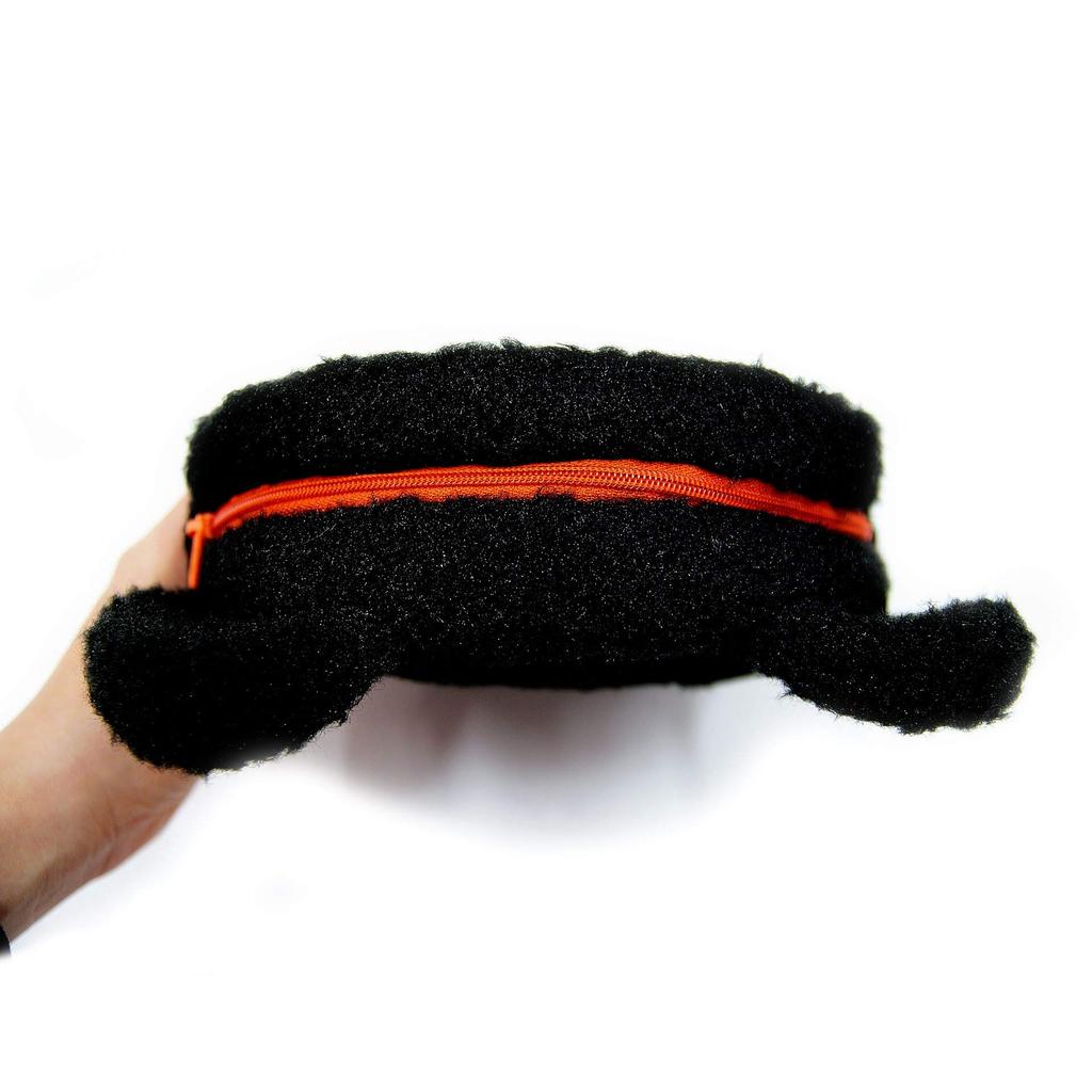 Dick Bruna Black Bear Face inches Plush 600190 Pouch, approx. 7.5 (18 cm) Toy,