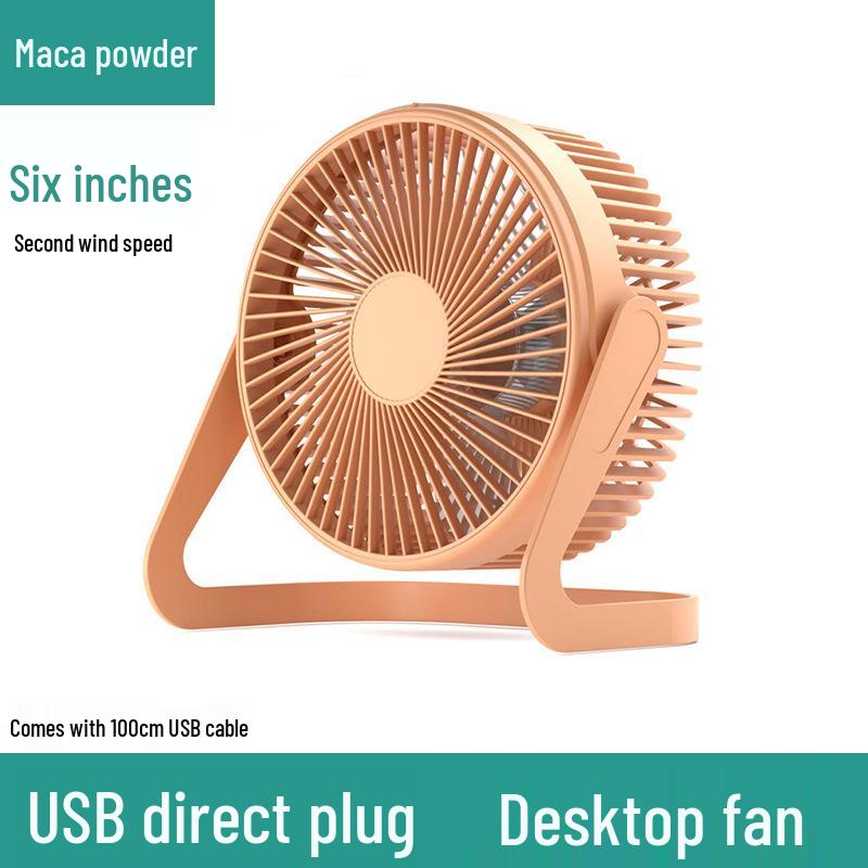 5-Inch USB Mini Electric Desk Fan, Silent Student Office Cooling