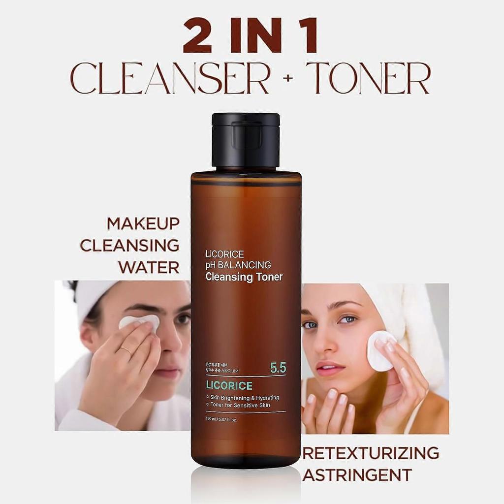 ACWELL Süßholzwurzel PH-ausgleichender Reinigungs-Toner 150ml - PH5.5 Feuchtigkeitsspendend BN Kbeauty