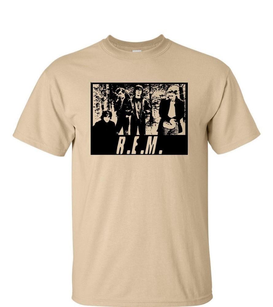 NEW REM Band Gift For Fans Heavy Cotton Sand S-5XL T Shirt For Fans EN839 Unisex T-Shirt S