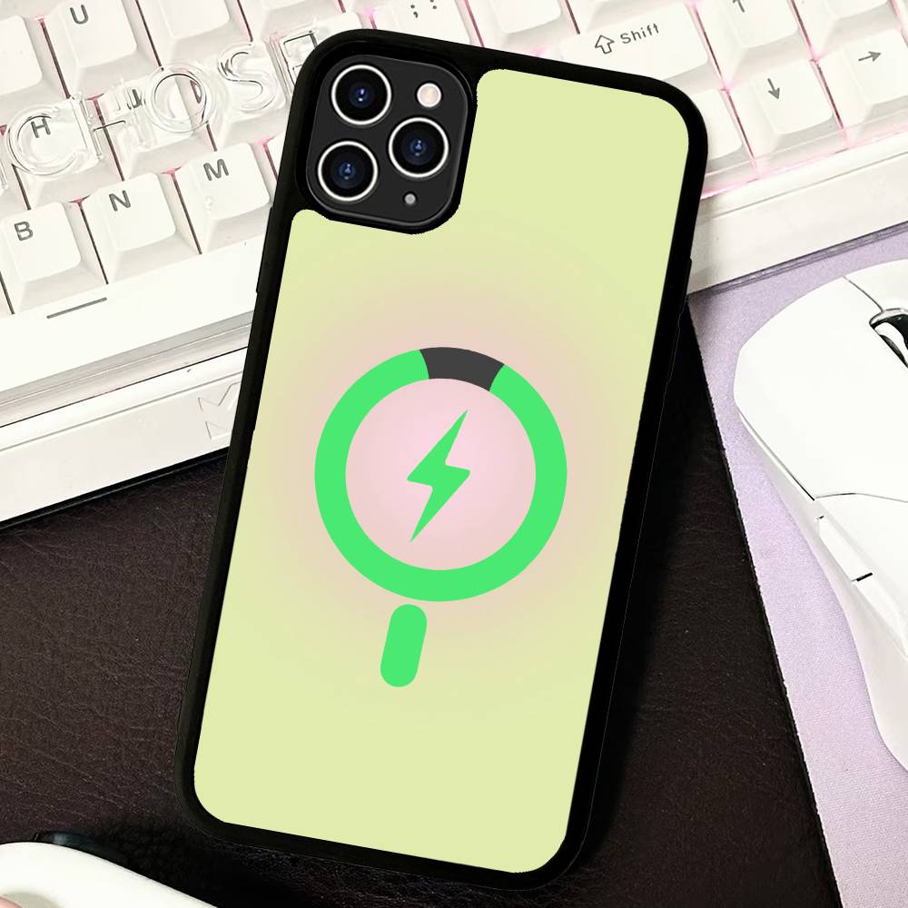 INS Colored Halo Minimalist Style Phone Case Magesafe Magnetic Wireless Charge Case For IPhone 16 11 12 13 14 15 Pro