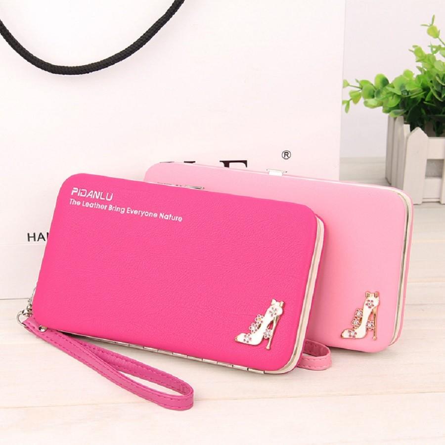 New Slim Long Ladies Wallet With Pu Leather Antitheft Storage For Daily Use