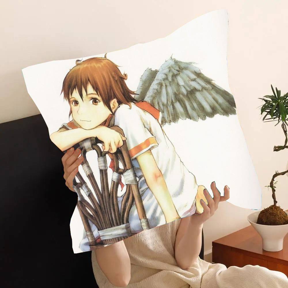 Anime Haibane R-Renmei Pillow Case Fashion Square Pillowcase Bedroom Sofa Room Ins Decoration Leisure
