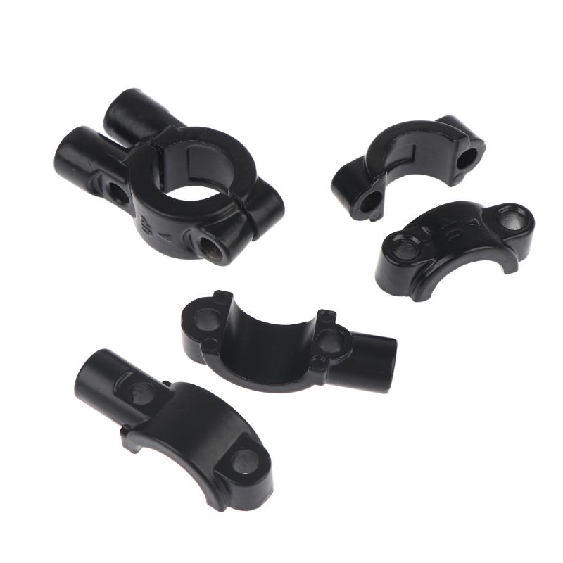 2Pcs Universal M8/M10 Lever Mirror Holder Brake/Clutch Master Cylinder Clamp Bracket Cover Fixing Seat Bolts Base Support