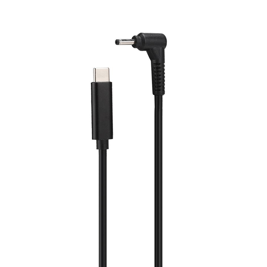 Pure Copper TYPEC Male To 3.0mm X 1.0mm DC Laptop Adapter Cable for Acer  Samsung   Ultrabook
