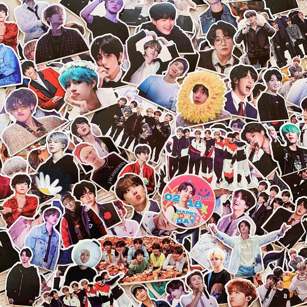 BTS Stickers,Stickers for Laptop Journal Skateboard Guitar Luggage
