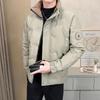 Winter men's stand-up collar down jacket trendy brand casual loose versatile warm white duck down