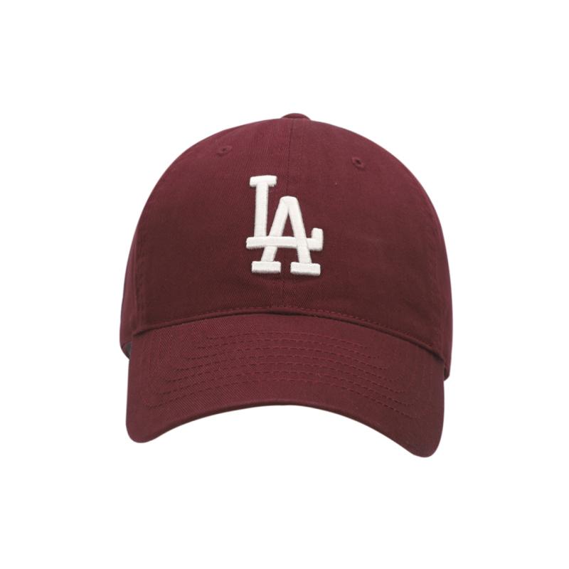 MLB Cotton Baseball Caps Unisex Burgundy Fashion 3ACP6601N-07RDSXY/375637
