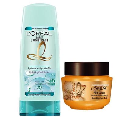L'Oreal Nawilżający Zestaw do Pielęgnacji Włosów z Kwasem Hialuronowym