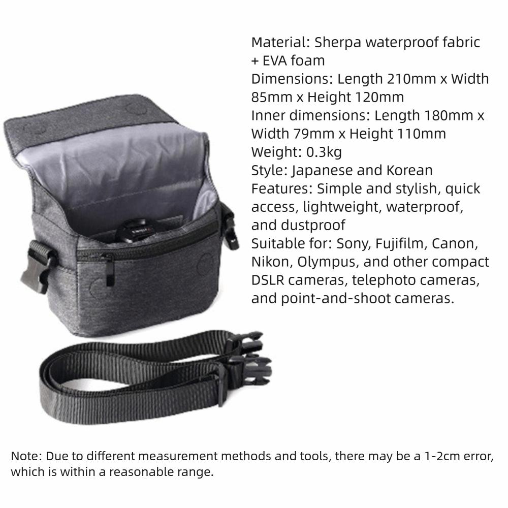Thickened Backpacker Camera Bag Waterproof Camera Pouch Carrying Shoulder Bag  Photography