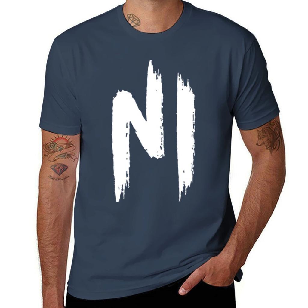 NI Mask Ninho T-Shirt Quick-drying Aesthetic Clothing Vintage Anime Shirt Men Clothing