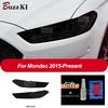For Ford Mondeo MK5 2015-Present Car Accessories 2 Pcs Car Headlight Protective Film Headlamp Transparent Black TPU Sticker