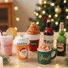 Santa Claus Bottle Pendant Christmas Tree Ornaments - Festive Decorations & Atmosphere Enhancers