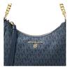 New MICHAEL KORS Jet Set Charm Leather Trim Shoulder Bag, Handbag, Shoulder Bag Trumpets Women's Marine Blue 32H1GT9C1V-ADMRLPLBLUE
