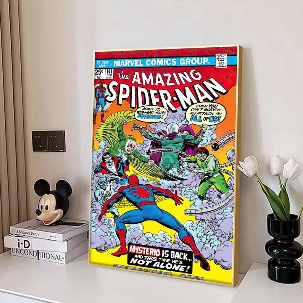 Full Round Diamond Painting Spider-man Battles The Villain Art Rhinestone Picture Mosaic DIY 5D Cross Stitch Embroidery Home Decoration