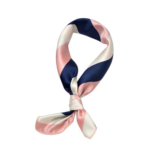 Scarf Stylish Elegant Stripe Pattern Fashion Neckerchief for Wedding