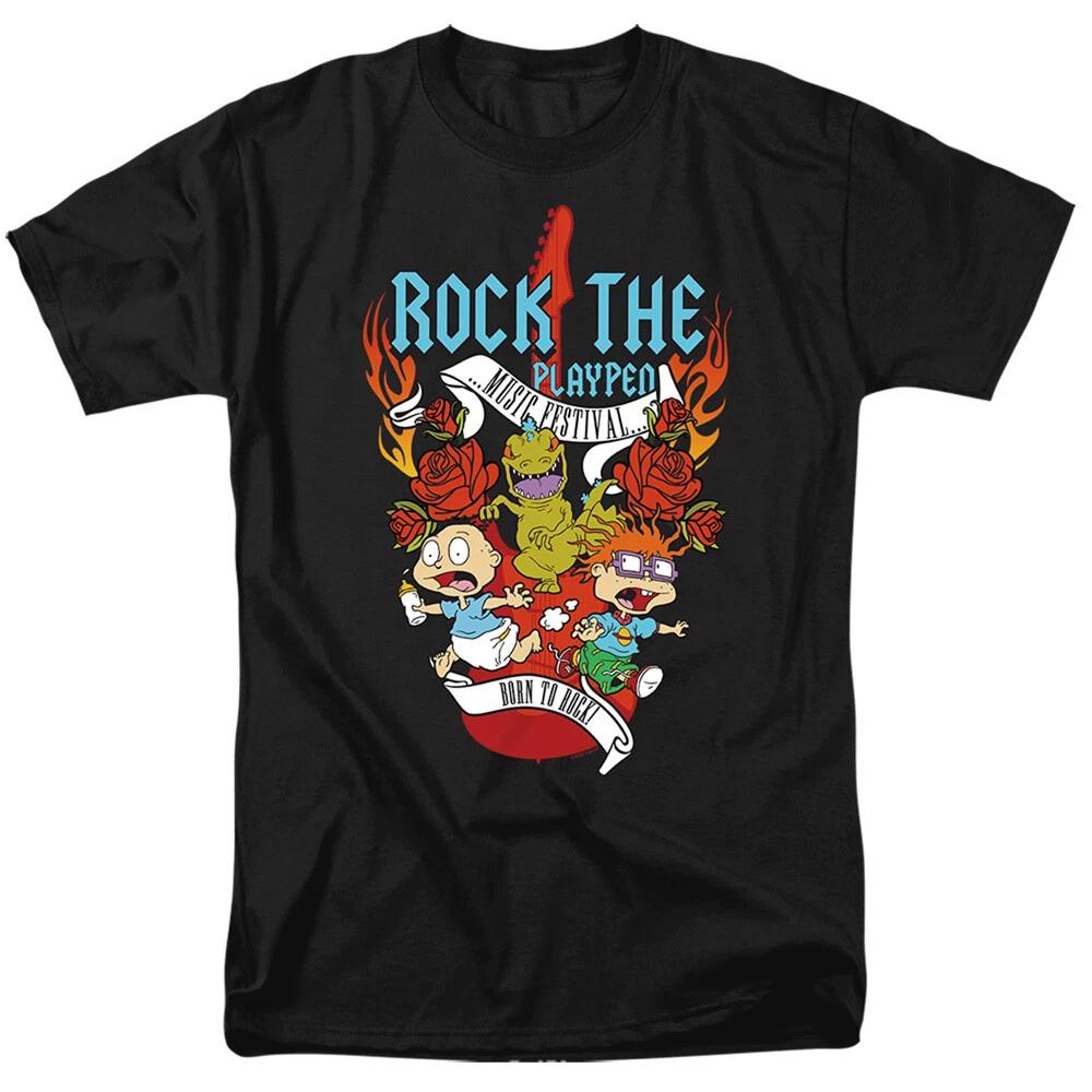 Футболка Rugrats Музыкальный фестиваль Качай манеж - Обычная или Майка - до 6XL L