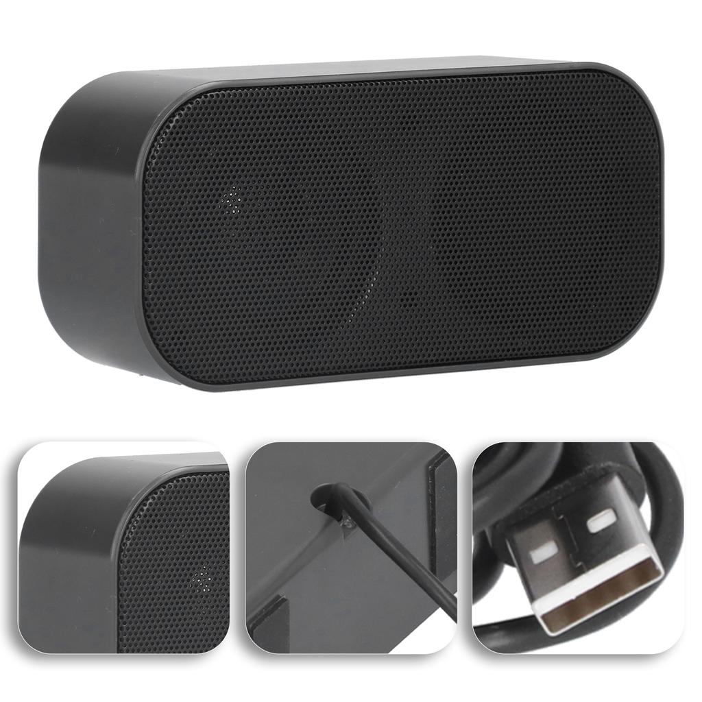 Mini Altavoz USB con Tarjeta de Sonido Integrada Altavoz Portátil para Ordenador para Música en Casa al Aire Libre