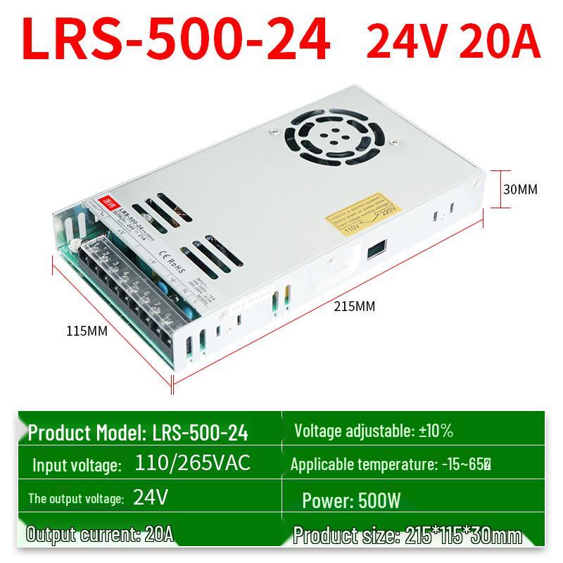 Ultra-Thin Silent LED Switching Power Supply 220V To 5V-48V, 35W-600W