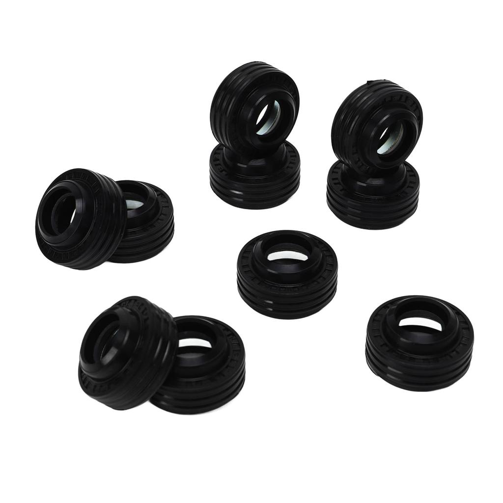 10PCS AC Compressor Shaft Seal Kit Rubber Black Circular AC Compressor Oil Seal Fit for 10S AC Compressor