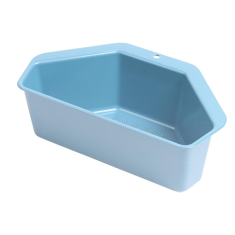 Convenient Kitchen Triangle Sink Organizer Multifunctional Vegetable Fruit Sink Filter Storage