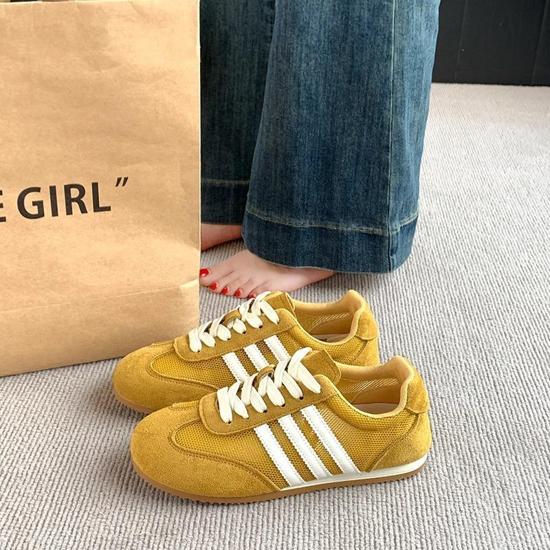 Forrest Gump Shoes Retro German Training Shoes Women's 2025 New Summer Explosion Super Fire Versatile Flat-bottomed Sports and Leisure Shoes