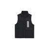 Neo Down Vests Unisex Black Stand Collar Thickened HN4776