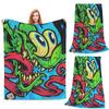 Tales Of The Rat Fink Anime Blanket Soft Warm Flannel Throw Blanket Cover for Bed Living Room Picnic Travel Home Couch
