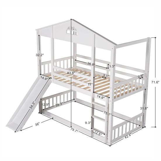 Daily Bunks Buy Bunk Bed Durable Decorative No Deformation Twin Family Bedroom Bunk ...