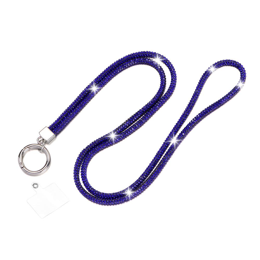 Glitter Rhinestone Phone Lanyard Phone Diamond Crystal Chain Straps Keychain Hanging Anti-lost Rope