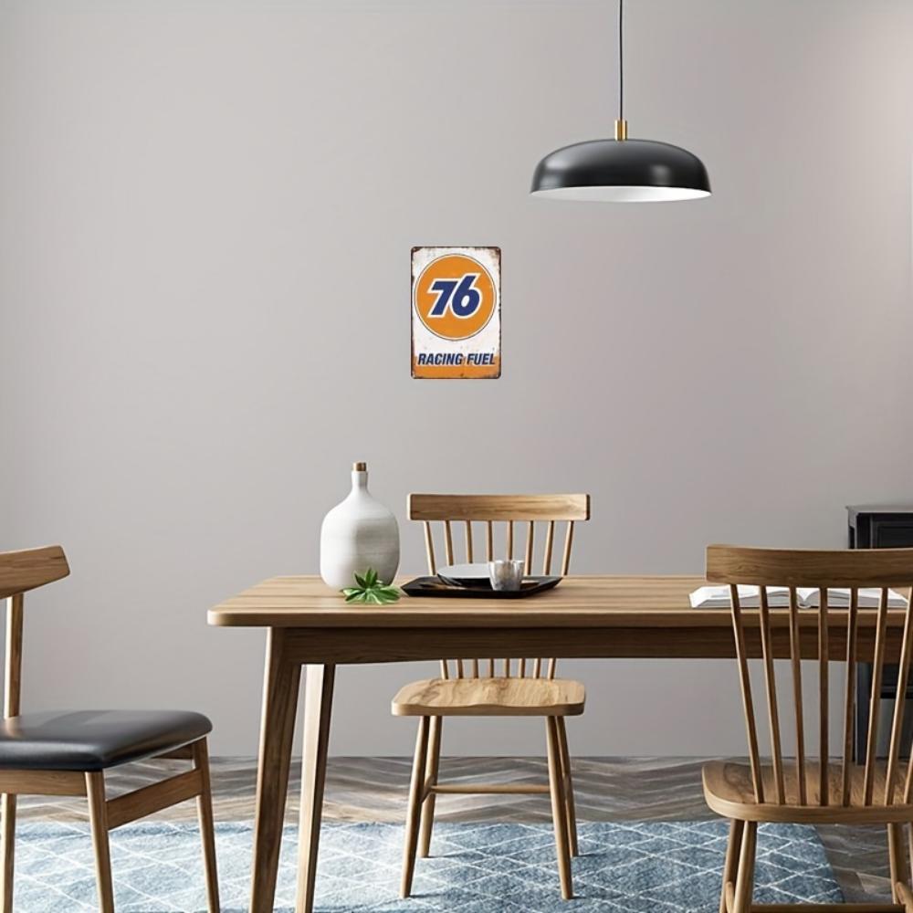 76 Racing Fuel Винтажная металлическая жестяная табличка - ретро-железная табличка — фото 5