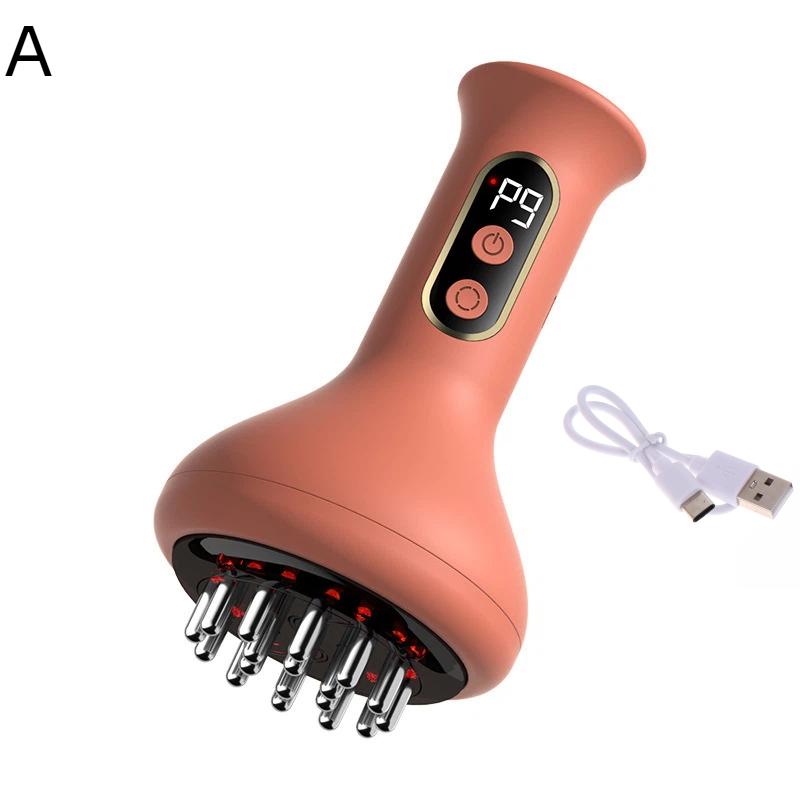 Rechargeable Scraping Massager Vibration Hot Compress Meridian Brush Body Shaping Lymphatic Detoxification Dredging