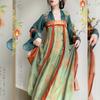 China Restores Tang Dynasty Style Hanfu Traditional Embroidered Elegant Daily Suit For Women