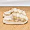 Platform Women Home Slippers Plush Warm Thick Bottom Slides Breathable Soft Non-slip Slippers Indoor Outdoor Men Casual Slippers