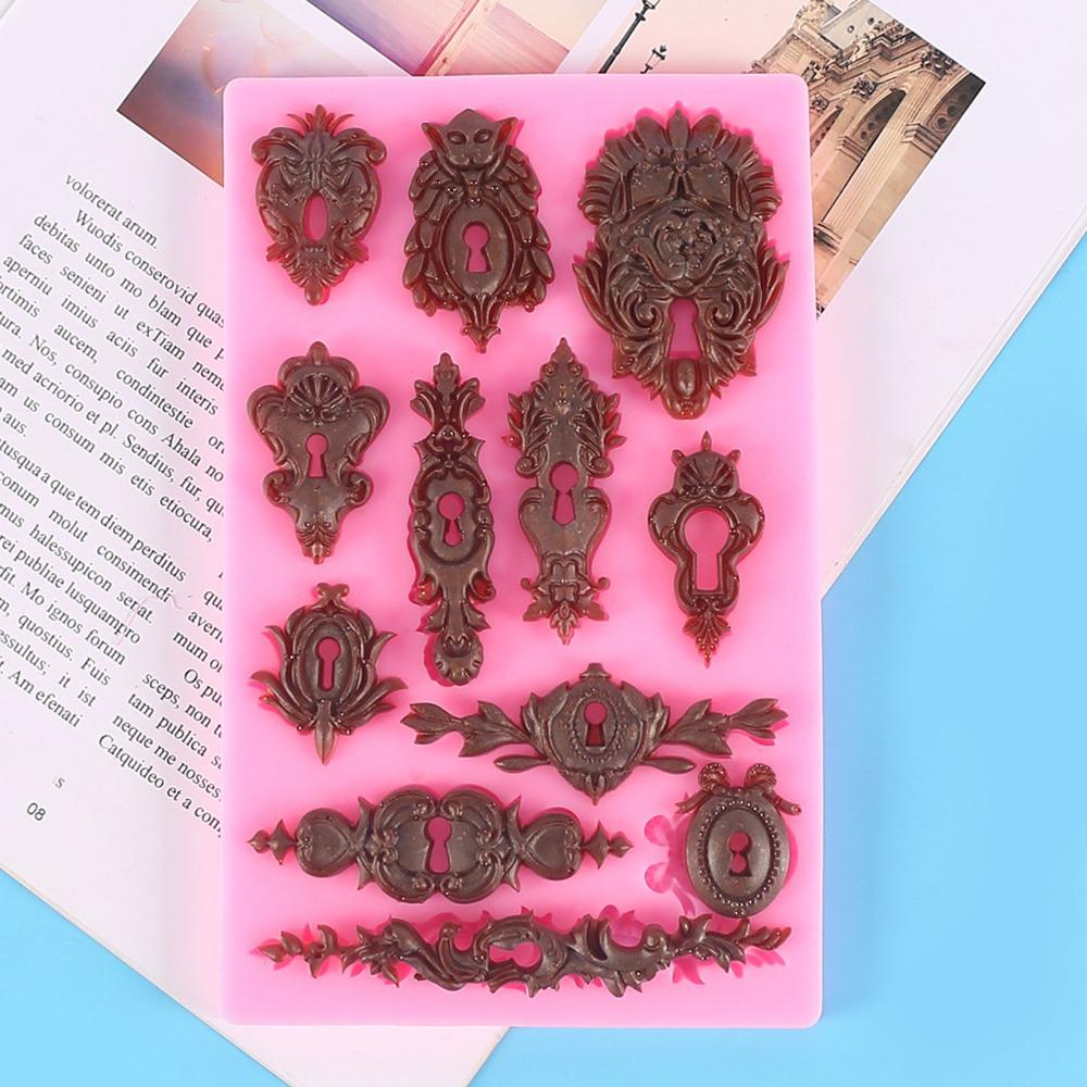 Relief 3D 3D Muffin Molds Pink Decorative Mold Reusable Ornament Mold  Cake Decoration