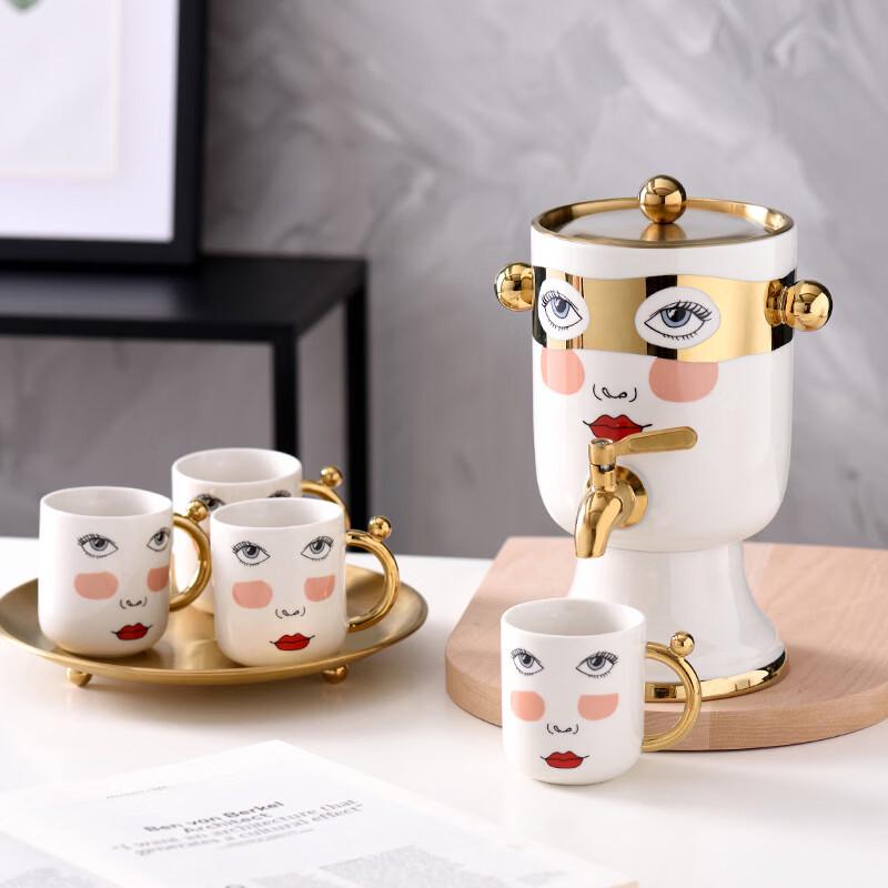 OLOEY Luxury Ceramic Water Kettle Set