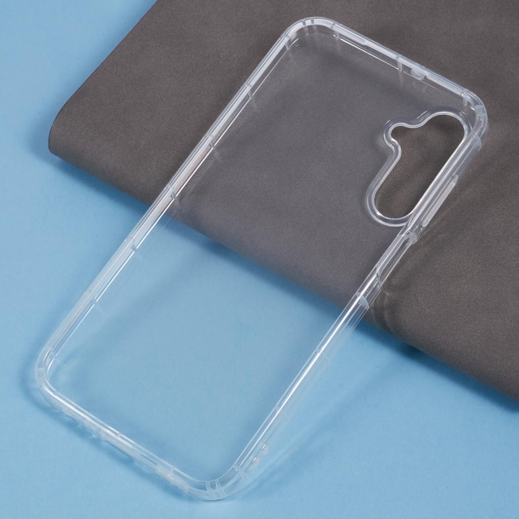For Samsung Galaxy A15 4G/5G Clear Case Anti-Drop TPU Phone Cover (Big Rear Lens Hole)