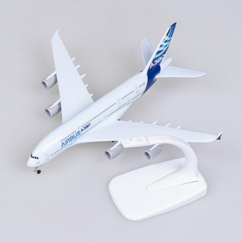 1/400 20CM Airbus A380 Die-cast Metal Alloy Aircraft Model A380 Airline Scale Plane Plane Cheap Games for Boys Aviation Airplane