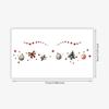 Christmas Makeup Face Sticker Cute Sweet Creative Blush Temporary Tattoo Sticker