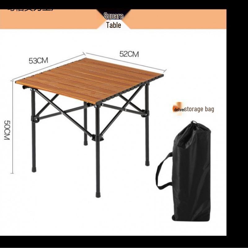 Folding Outdoor Camping Table - Thickened Portable Picnic & BBQ Equipment