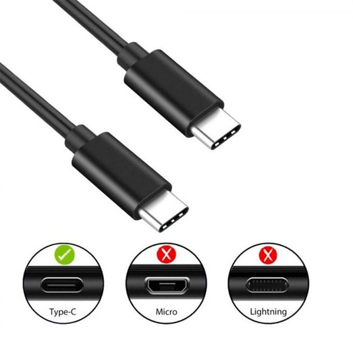 Câble USB Type-C - EWENT - EC1035 - 1M - Noir - Charge Et Transfert De Fichiers