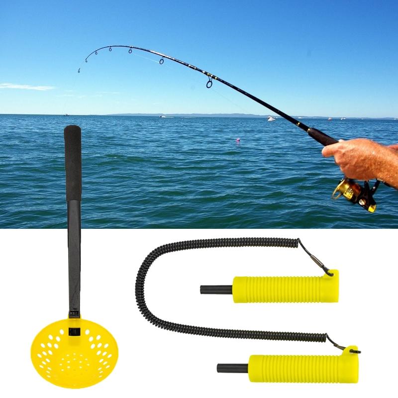 Ice Fishing Skimmer Scoop, Ice Skimmer, Ice Fishing Scooper Retractable Ice Picks Fishing Gear Set for Scooping Out Ice