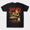 Taglia Asiatica Uomo T-shirt Nera Stampata Smile 2 Film Stampa Senza Tagli Maglietta in Cotone